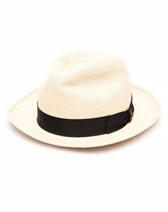 Шляпа с нашивкой логотипом Borsalino