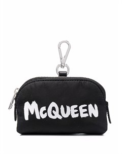 Маленький клатч McQueen Graffiti на молнии Alexander mcqueen