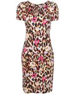 Платье с леопардовым принтом Roberto cavalli