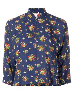 Блузка с рукавами три четверти и цветочным принтом Comme des garçons comme des garçons