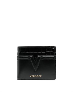 Картхолдер с тисненым логотипом Versace