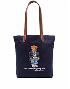 Сумка тоут с вышивкой Polo Bear Polo ralph lauren