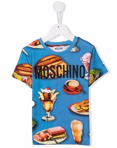 Футболка с логотипом Moschino kids