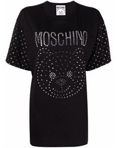 Футболка Teddy с кристаллами Moschino