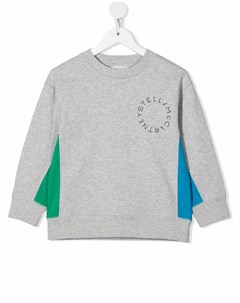 Толстовка в стиле колор блок Stella mccartney kids