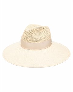 Соломенная шляпа с широкими полями Borsalino