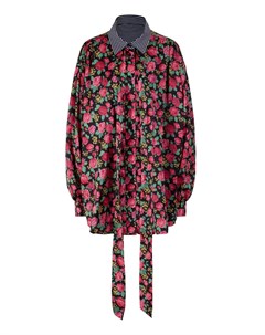 Блузка с цветочным принтом Balenciaga