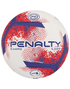 Мяч футбольный penalty bola campo lider n4 xxi размер 4 pu термосшивка цвет белый синий красный Nobrand