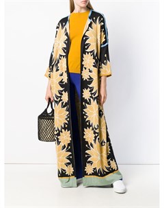 Chirazi пальто кардиган с цветочным принтом нейтральные цвета Chirazi