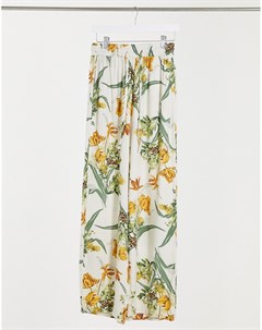 Широкие брюки с цветочным принтом от комплекта Jamy Object