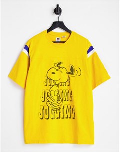 Желтая футболка с принтом Снупи Levi's®