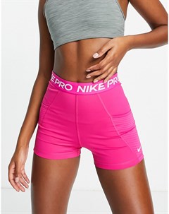 Розовые облегающие шорты с завышенной талией длиной 3 дюйма Nike Pro Training Seasonal Dri FIT Nike training