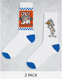 Набор из 2 пар спортивных носков Bugs Bunny Asos design