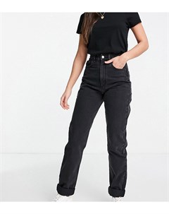 Черные свободные джинсы в винтажном стиле с завышенной талией ASOS DESIGN Tall Asos tall