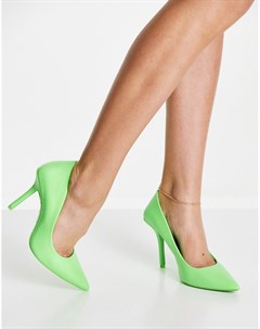 Туфли лодочки ярко зеленого цвета Jess Aldo