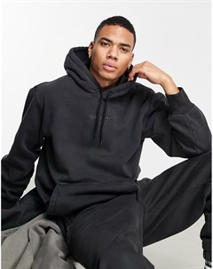 Окрашенный худи черного цвета Premium Sweats Adidas originals