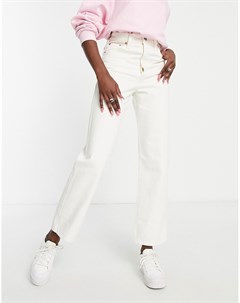 Белые прямые джинсы с фирменным дизайном Levi's®