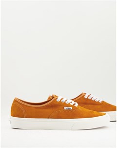 Оранжевые замшевые кроссовки Authentic Suede Vans