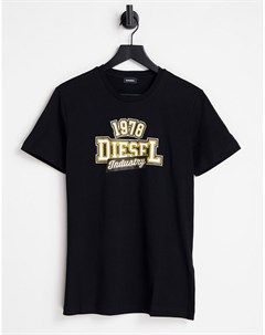 Черная футболка T Diegos K26 Diesel