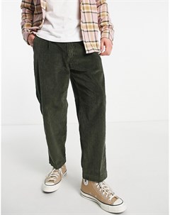 Свободные вельветовые брюки укороченного кроя цвета хаки Levi's®