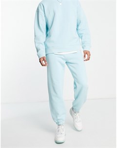 Голубые джоггеры в стиле oversized Topman