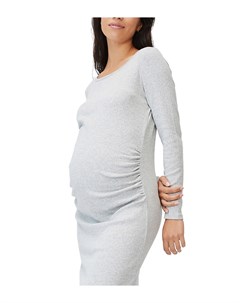 Серое платье с длинными рукавами и волнистыми краями Cotton:on maternity