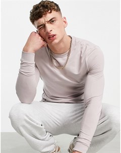 Розовый облегающий свитшот из органического хлопка Asos design