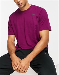 Темно фиолетовая футболка Dri FIT Nike training