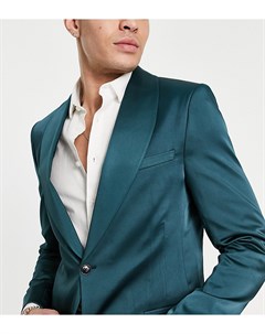 Приталенный пиджак хвойно зеленого цвета Draco Tall Twisted tailor