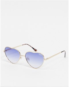Солнцезащитные очки в форме сердец Quay Kim Quay eyewear australia