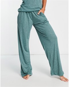 Окрашенные пижамные брюки в утилитарном стиле бирюзового меланжевого цвета Выбирай и Комбинируй Asos design
