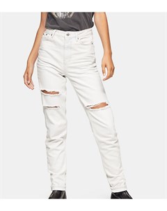 Рваные выбеленные джинсы в винтажном стиле Topshop tall