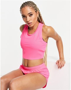 Розовый кроп топ Dri FIT Nike running