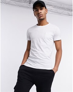 Белая футболка с карманом French connection