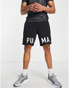 Черные шорты длиной 9 дюймов с логотипом Training Puma