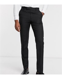 Черные строгие брюки узкого кроя Tall Asos design