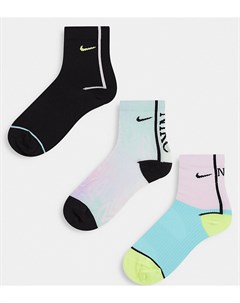 Разноцветные легкие повседневные носки Plus Nike training