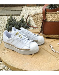 Белые кроссовки с отделкой Superstar Bold эксклюзивно для ASOS Adidas originals