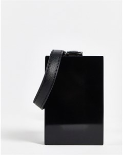 Черная прямоугольная сумка Asos design