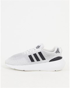 Черно белые кроссовки Swift Run X Adidas originals