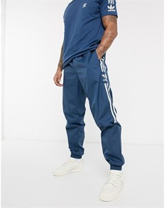 Темно синие джоггеры с логотипом Adidas originals