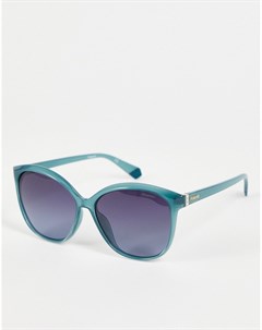 Сине зеленые солнцезащитные очки oversized PLD 4100 F S Polaroid