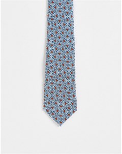 Синий галстук в стиле ретро Asos design
