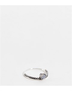 Рельефное кольцо из стерлингового серебра с лунным камнем Kingsley ryan
