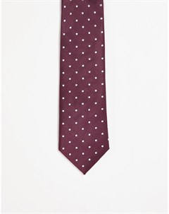 Тканый галстук в горошек French connection