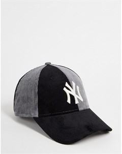 Черная кепка из вельвета MLB 9Forty New York Yankees New era