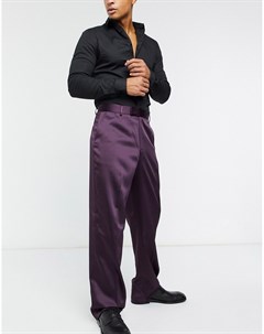 Строгие широкие брюки с завышенной талией Asos design