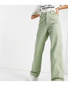 Шалфейно зеленые свободные джинсы в винтажном стиле с завышенной талией ASOS DESIGN Tall Asos tall