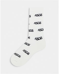 Высокие носки с принтом логотипа монограммы Asos 4505
