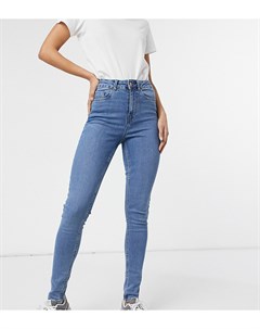 Моделирующие джинсы скинни синего цвета New look tall